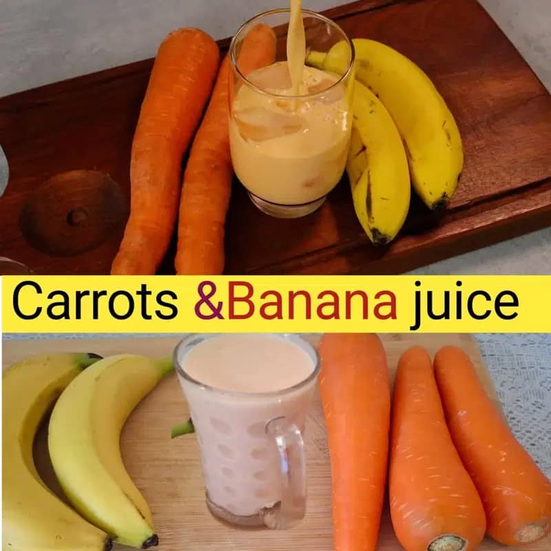 Carrot-Banana Juice Recipe | Healthy & Delicious Energy Drink!
