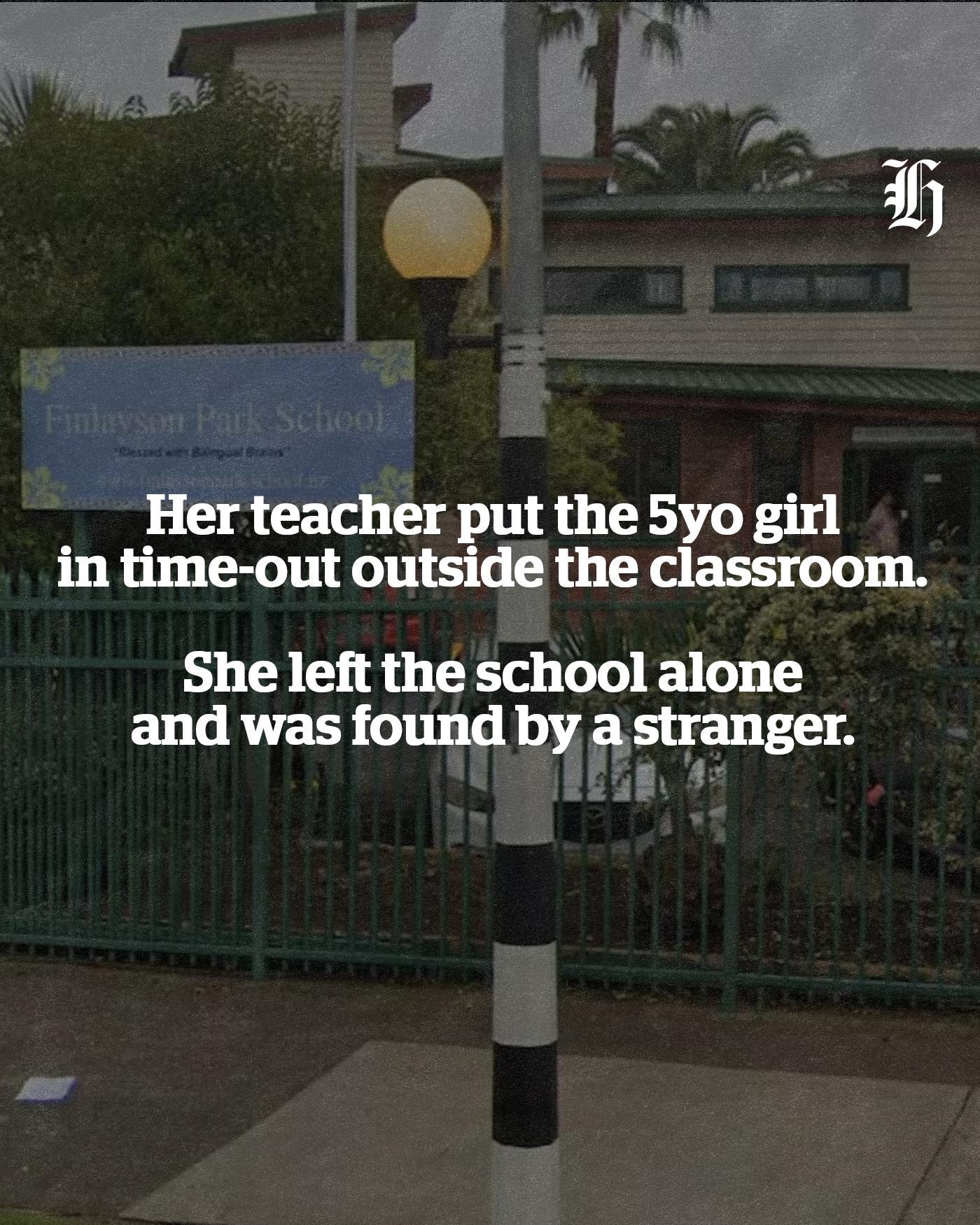 Ministry of Education not told after 5yo wanders from Auckland’s Finlayson Park School, found with stranger