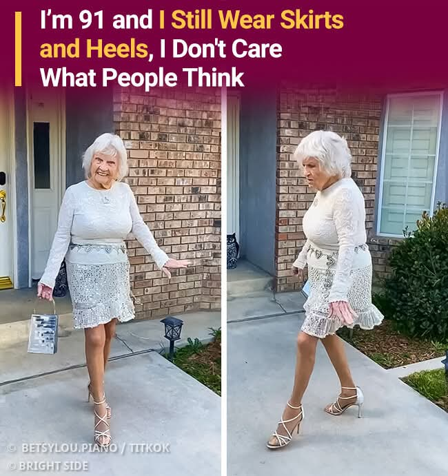 I’m a 91-Year-Old — I’m Not Afraid of Wearing Mini Skirts and High HeelsMake