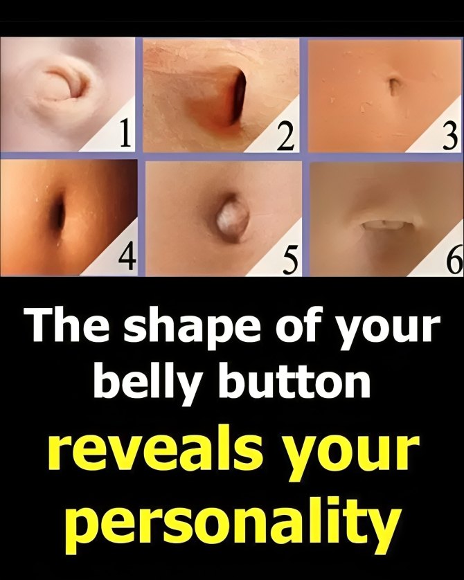 The shape of your belly button reveals your personality