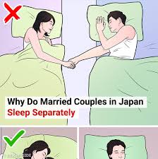 The reason married couples in Japan choose to sleep in separate beds