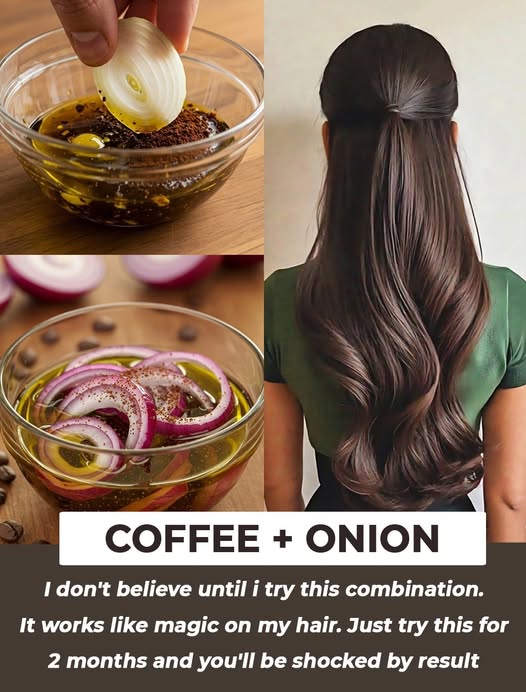 Coffee & Onion Hair Remedy: Boost Growth, Reduce Thinning, Add Shine