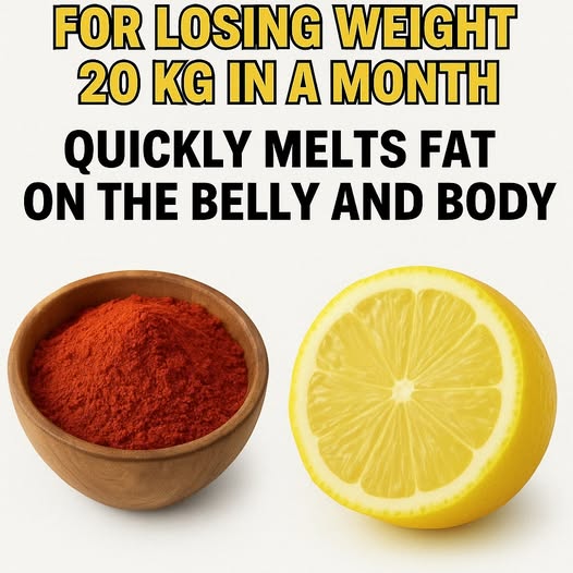 Lemon and Red Chili Drink for Weight Loss and Metabolism Boost