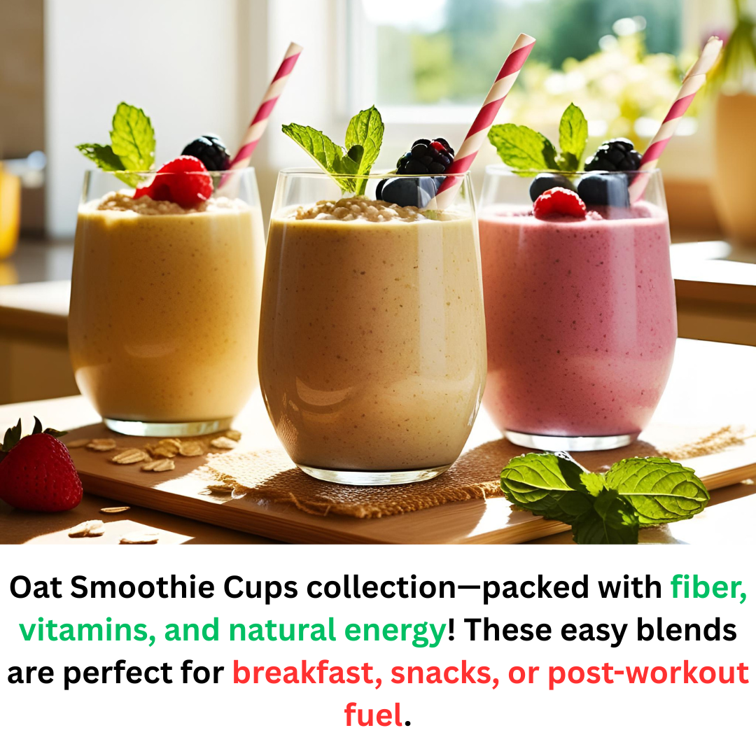 3 Wholesome Oat Smoothie Recipes