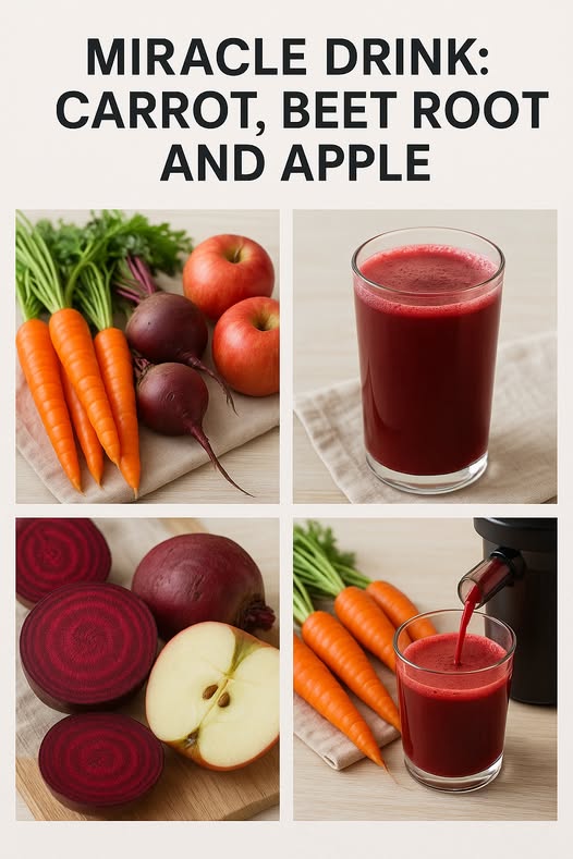 Miracle Drink: Carrot, Beet & Apple Benefits
