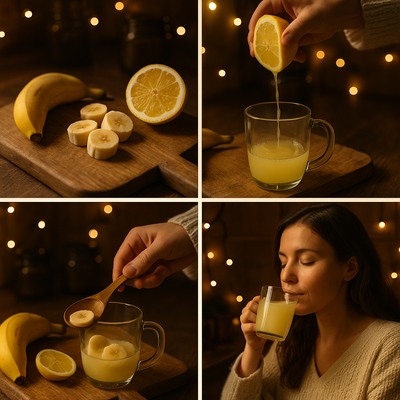 Banana and Lemon Drink for Better Weight Management
