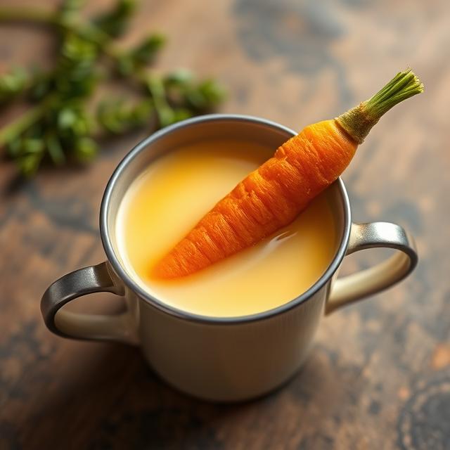 Creamy Carrot & Milk Elixir: A 5-Minute Immunity Booster!