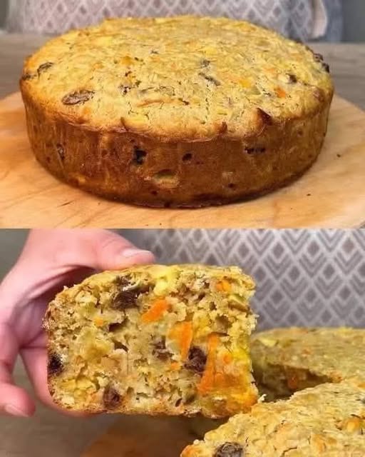 Sugar-Free Oatmeal Apple Carrot Bake