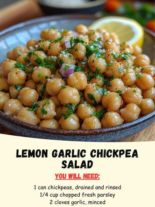 Lemon Garlic Chickpea Salad: Healthy, Easy Recipe with Benefits