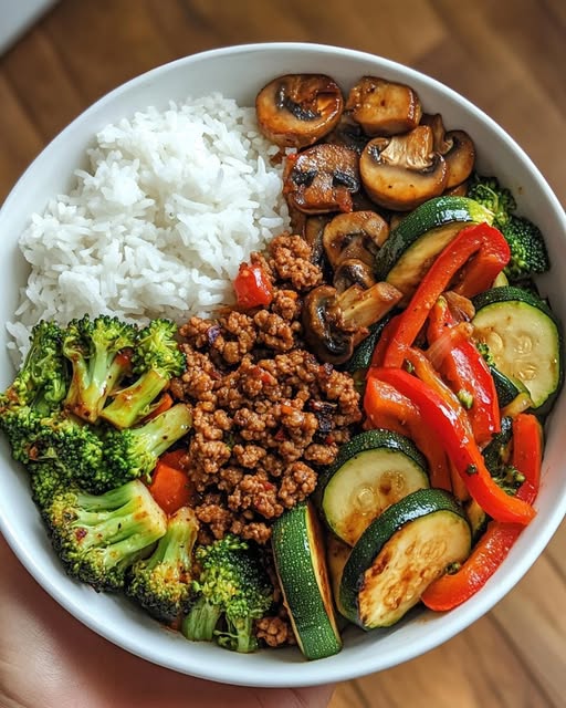 Spicy Ground Beef Stir-Fry Bowl: 30-Min Protein & Veggie Recipe